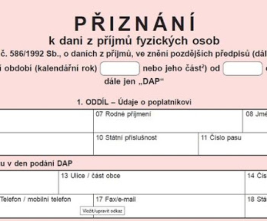 Daňová přiznání